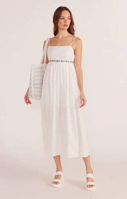 ELINI EMBROIDERED DRESS