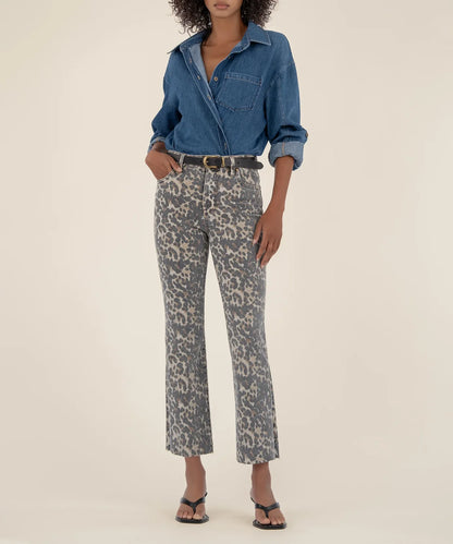 KELSEY HIGH RISE TAN LEOPARD