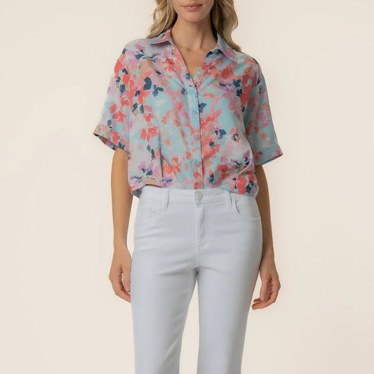DONNA FLORAL TOP