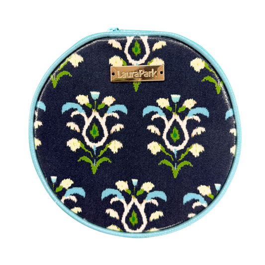 LAURA PARK ROUND JEWELRY CASE