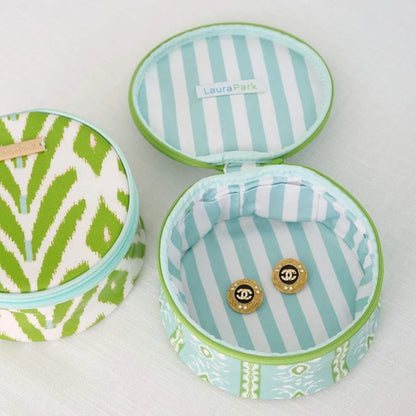 LAURA PARK ROUND JEWELRY CASE