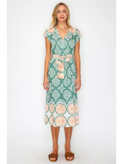 OLIVE SHELL DRESS