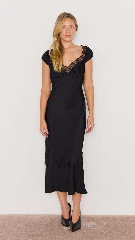 MOMENTO BIAS MIDI DRESS