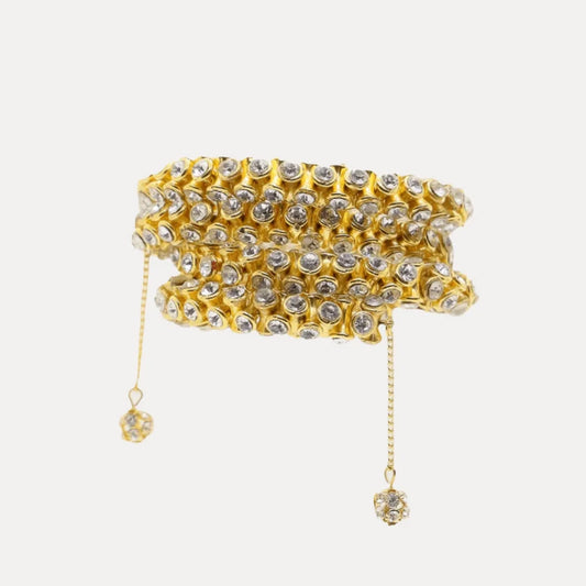 CRYSTAL BUDHA WRAP BRACELET
