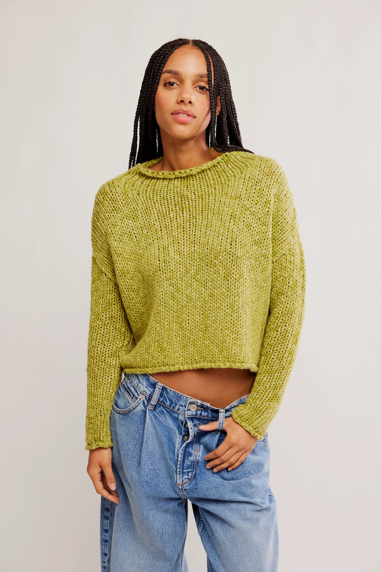 OPAL SWEATER IN FRESH SPROUTS