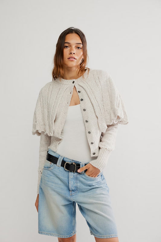 BALI NATURAL CAPE SWEATER