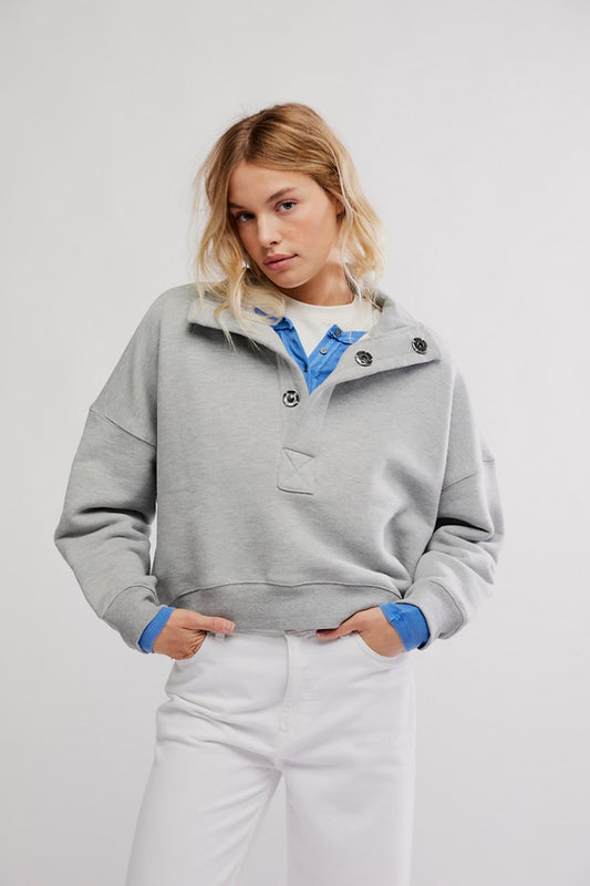 TIMELESS PULL OVER GRAY
