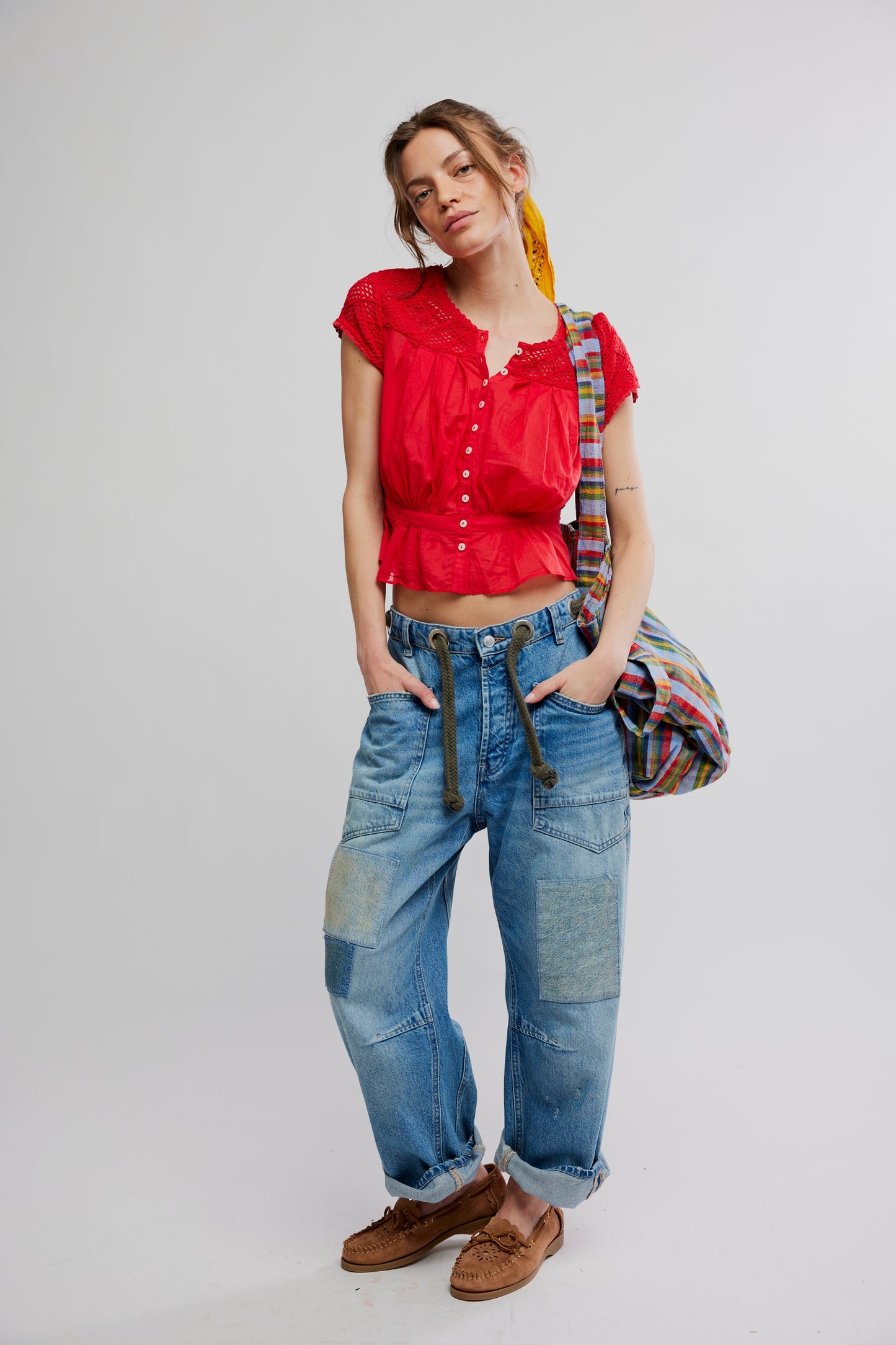 GEMMA EMBROIDERED TOP