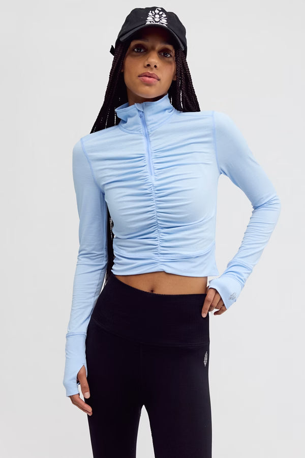 SOLID TEMPO HALF ZIP