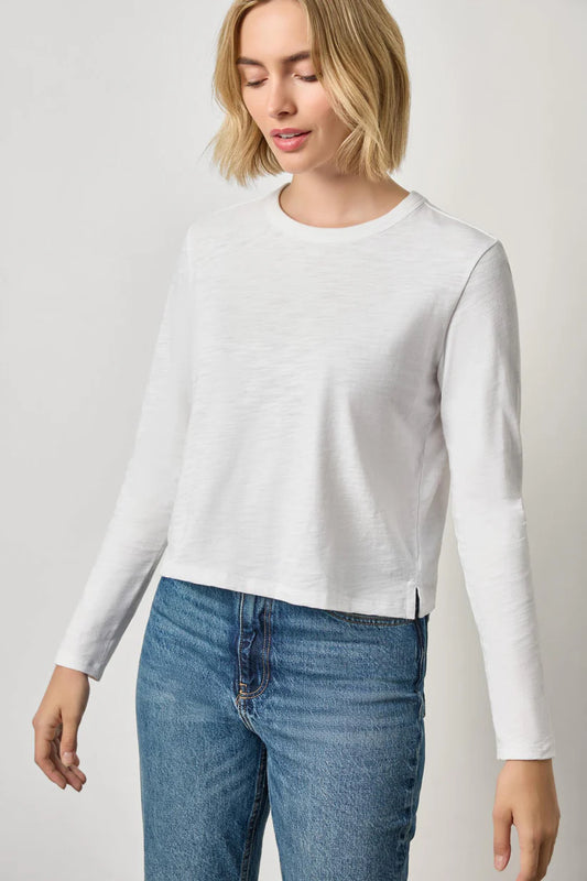 LILLA P LONG SLEEVE CROPPED BF