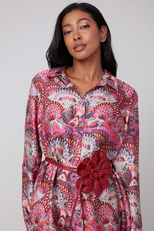 PAISLEY PLUM DRESS
