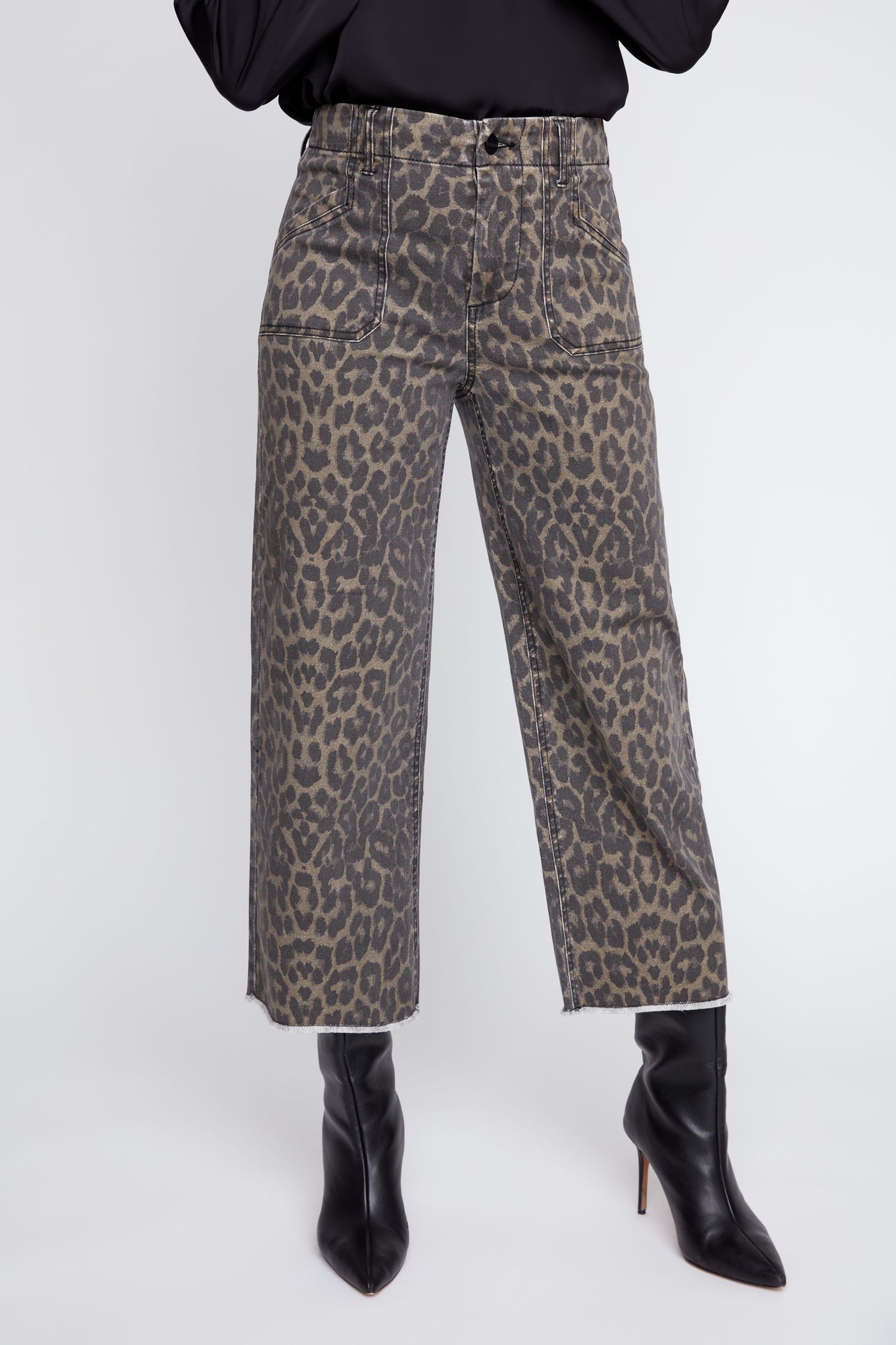 LEOPARD WOVEN PANT