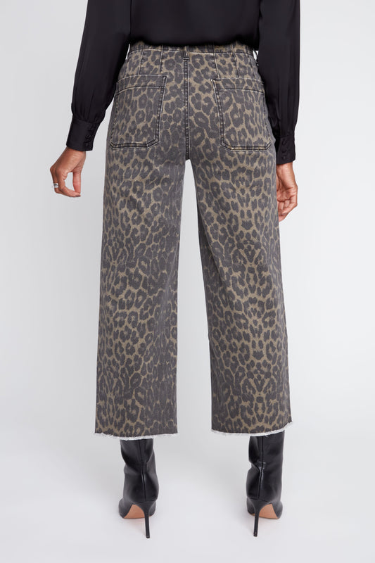 LEOPARD WOVEN PANT