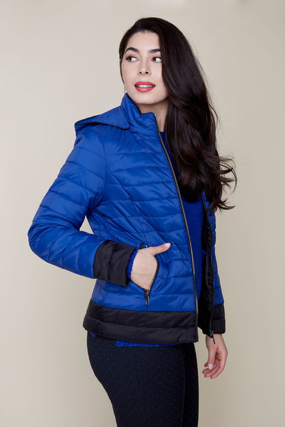 LAPIS BLUE PUFFER COAT