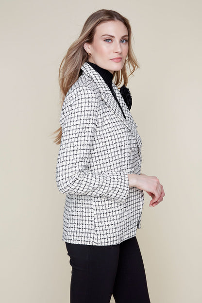 COMBO  TWEED JACKET