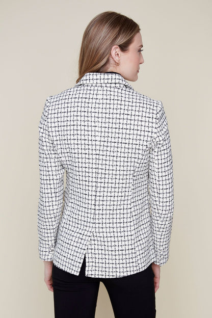 COMBO  TWEED JACKET