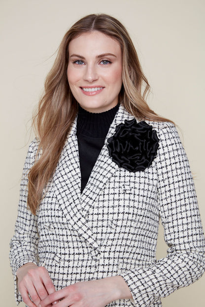 COMBO  TWEED JACKET