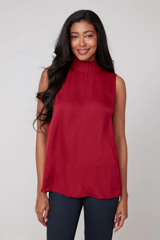 MOCK SLEEVELESS TOP RENUAR  R5118-248