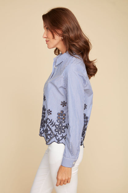 HANNITY COLLAR TOP