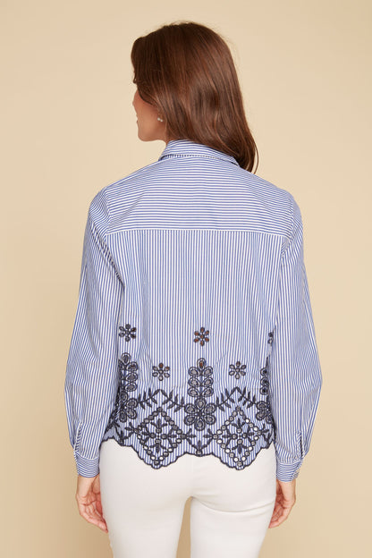 HANNITY COLLAR TOP