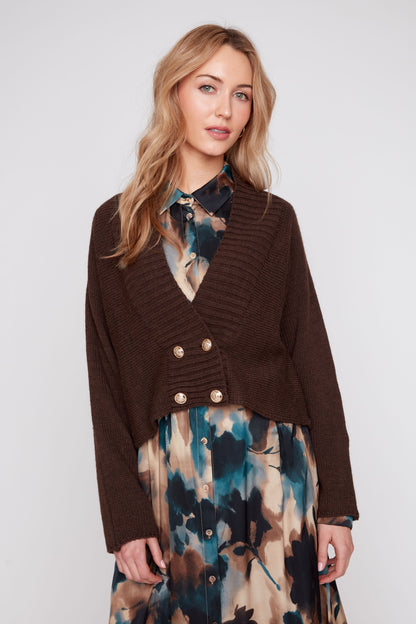 CHOCOLATE KNIT SWEATER