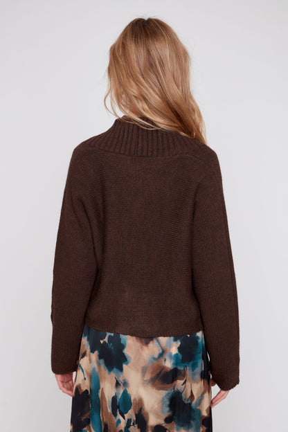CHOCOLATE KNIT SWEATER