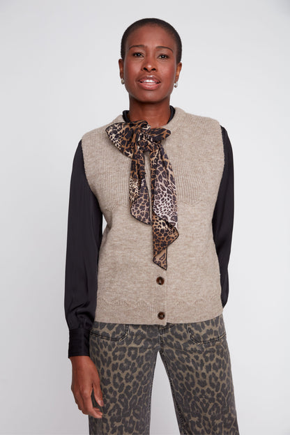 HEATHER KNIT SWEATER