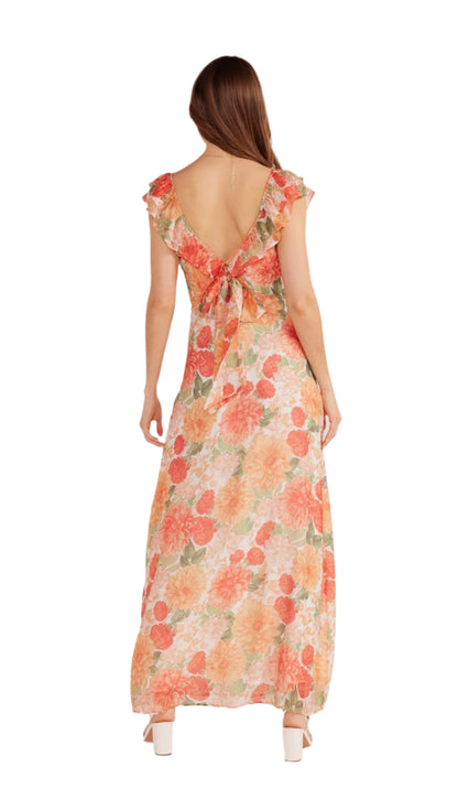 AIDA FRILL MAXI DRESS