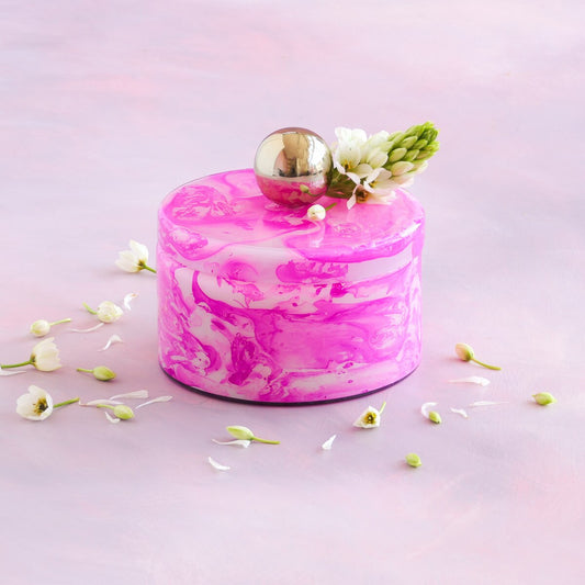 GLITTERVILLE XL MARBLE CANDLE