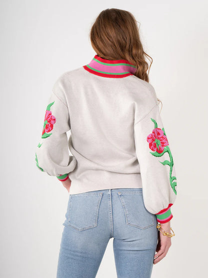 LOLLI GARDEN CHEETAH SWEATER