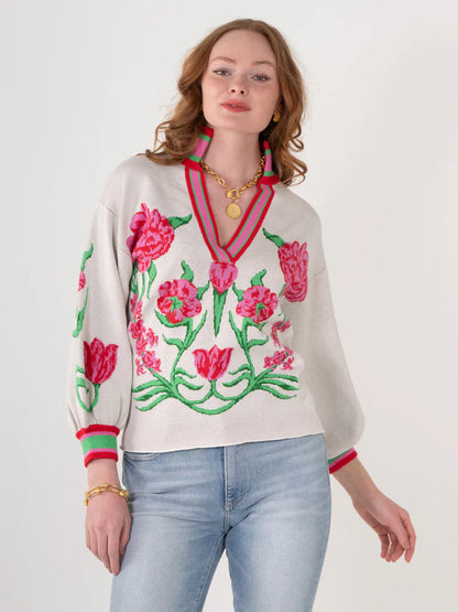 LOLLI GARDEN CHEETAH SWEATER
