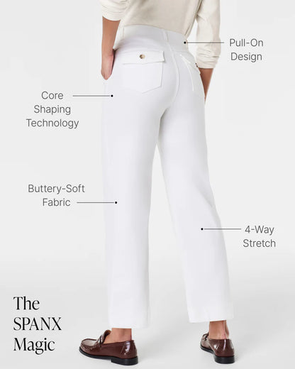 SPANX CROPPED TWILL PANT