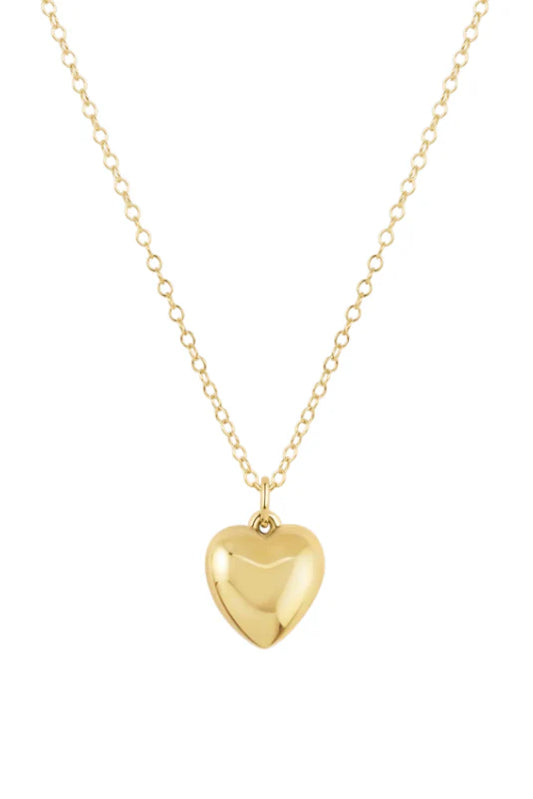 PLUSH LOVE GOLD ENEWTON PUFF HEART