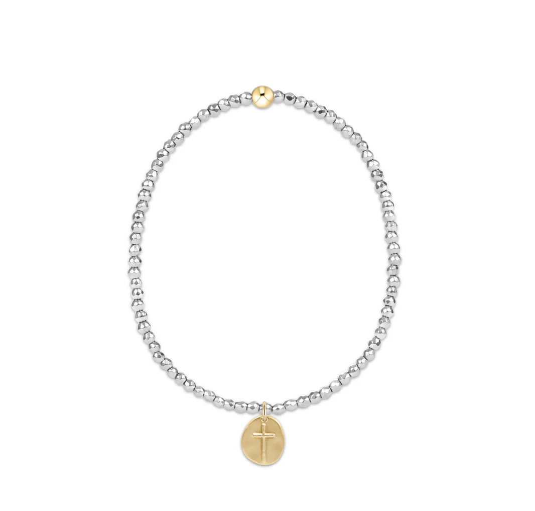 SILVER HEM INSPIRE BRACELET