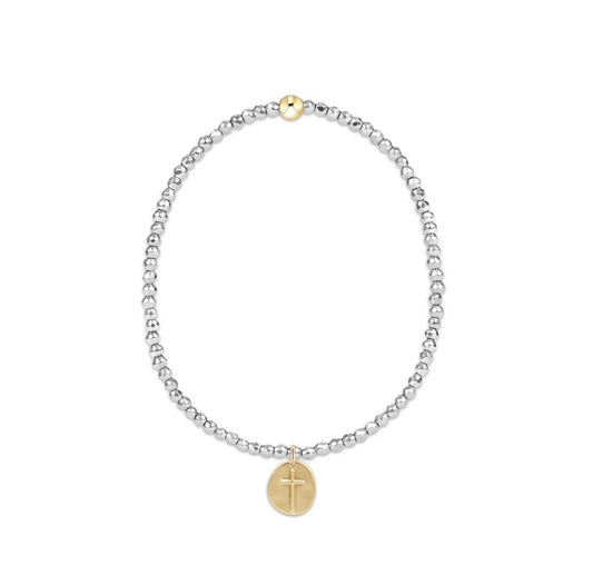 SILVER HEM INSPIRE BRACELET