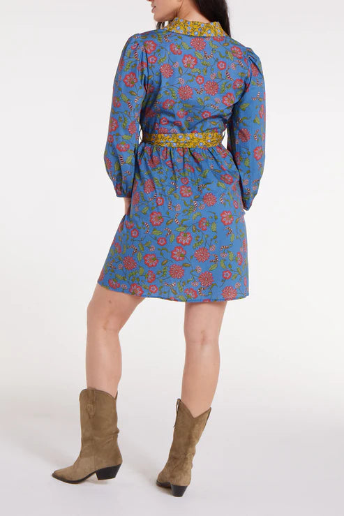 HALLE DUSKY BLOOM HERMOZA DRESS