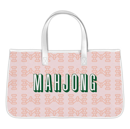 MAHJONG CANVAS TOTE