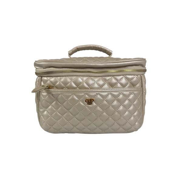 PEARL QUILTED TRAIN CASE TRAVEL