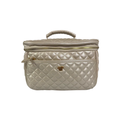 PEARL QUILTED TRAIN CASE TRAVEL