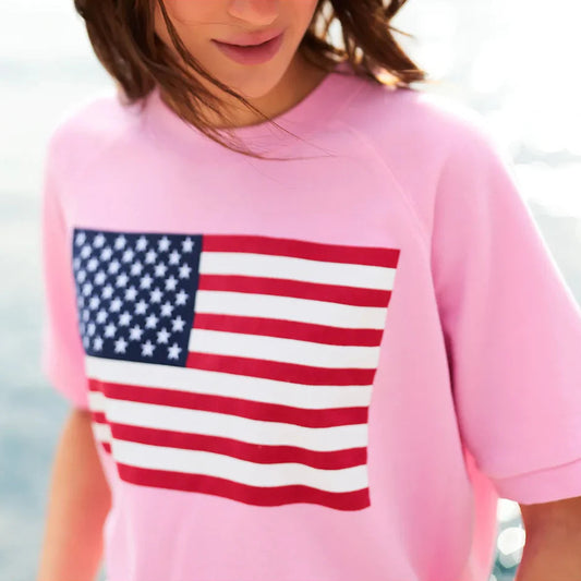 FLAG SHORT SLEEVE TOP