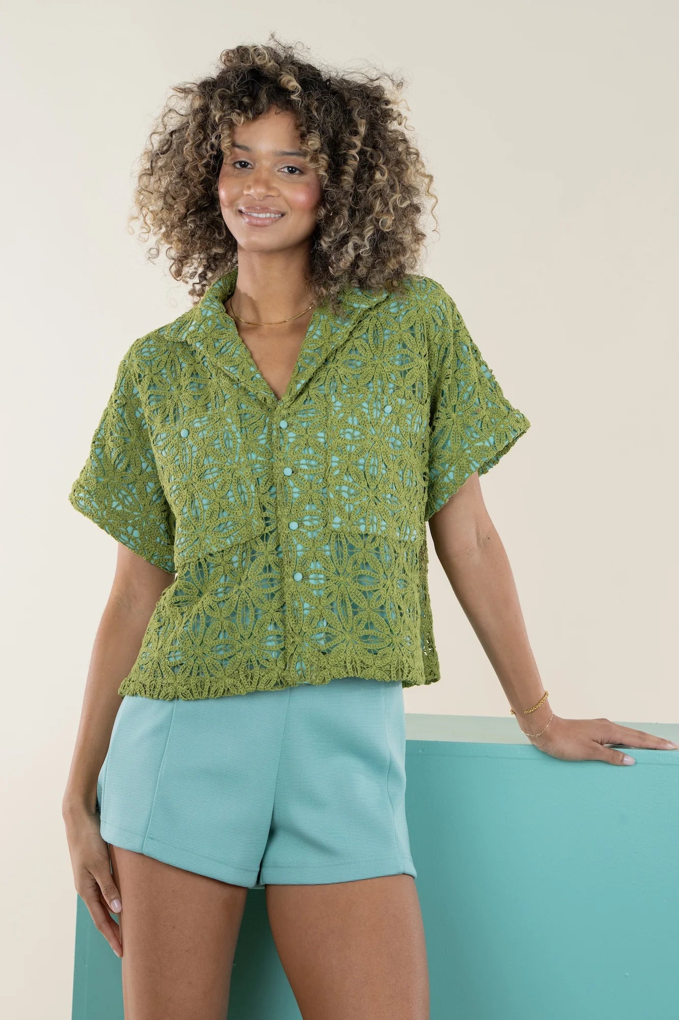 OLIVE HOUR LUNA TOP