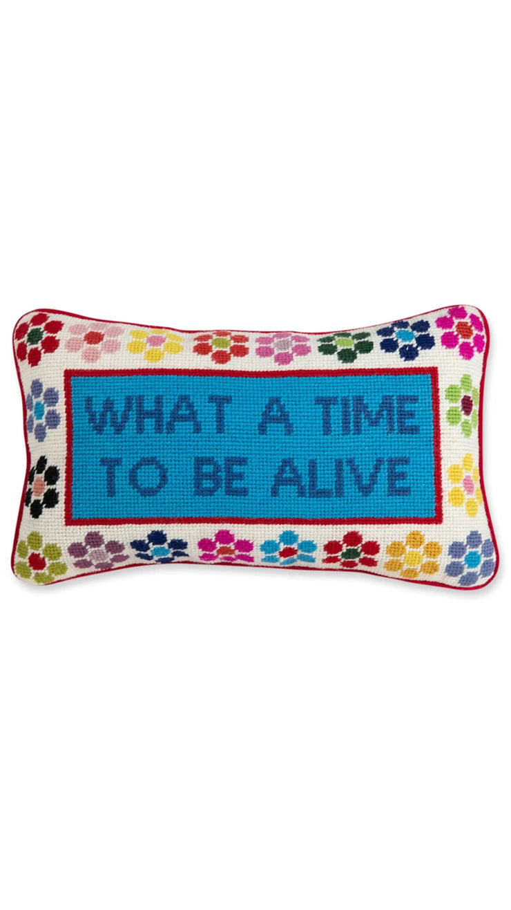 FURBISH NEEDLEPOINT PILLOWS