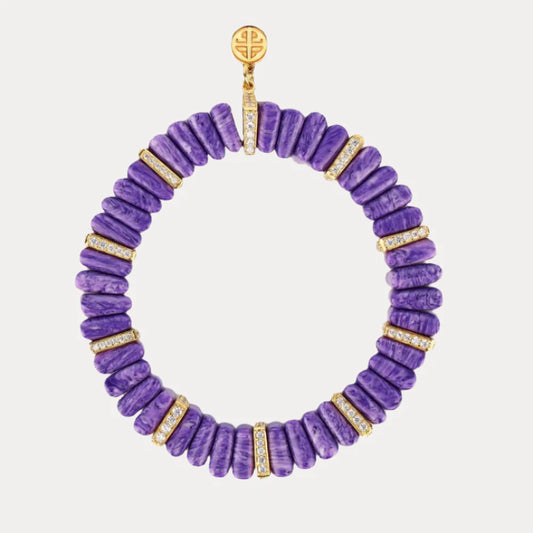 CHAROITE TABLET BRACELET
