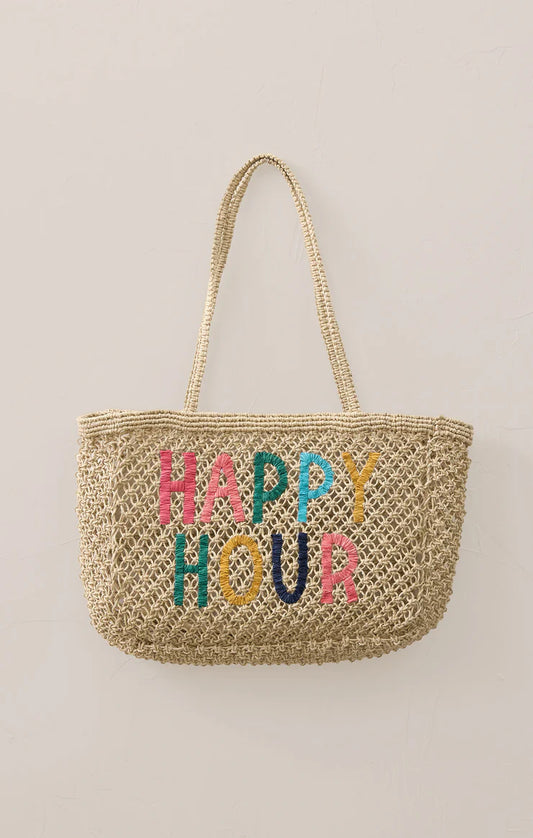 WOVEN JUTE TOTE BAG