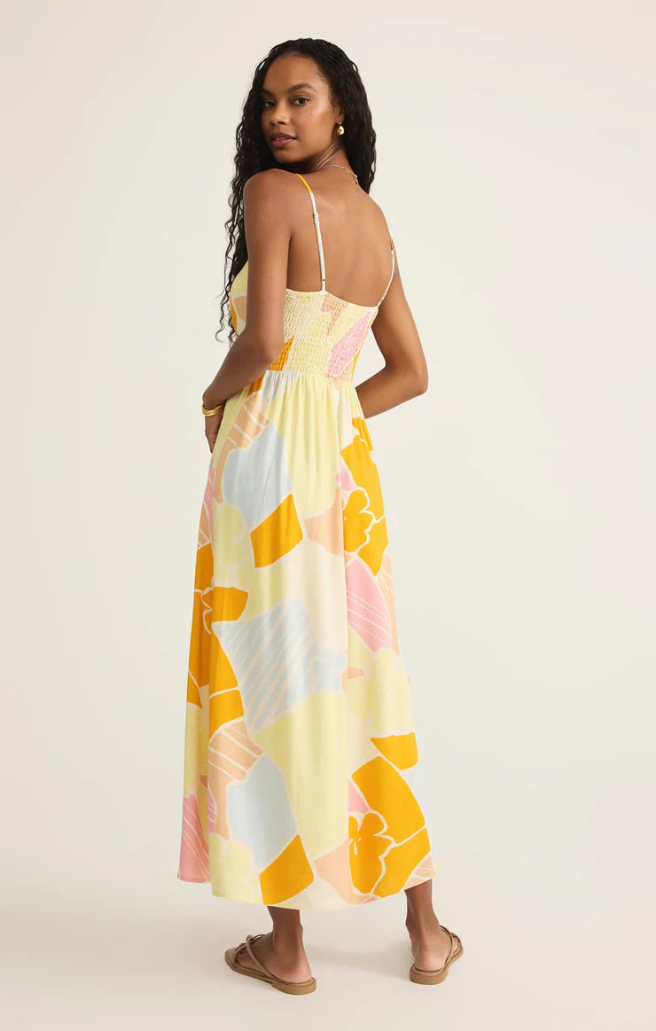 AURA RIVERA MIDI DRESS