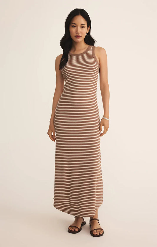 GOODWIN STRIPE MIDI DRESS