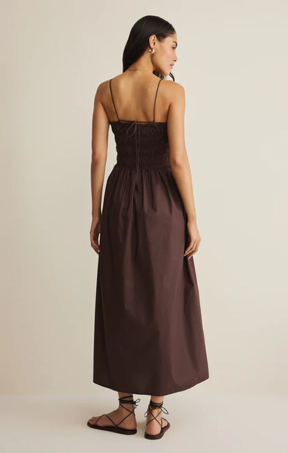 CORNELIA POPLIN MIDI DRESS