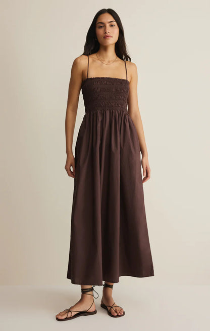 CORNELIA POPLIN MIDI DRESS