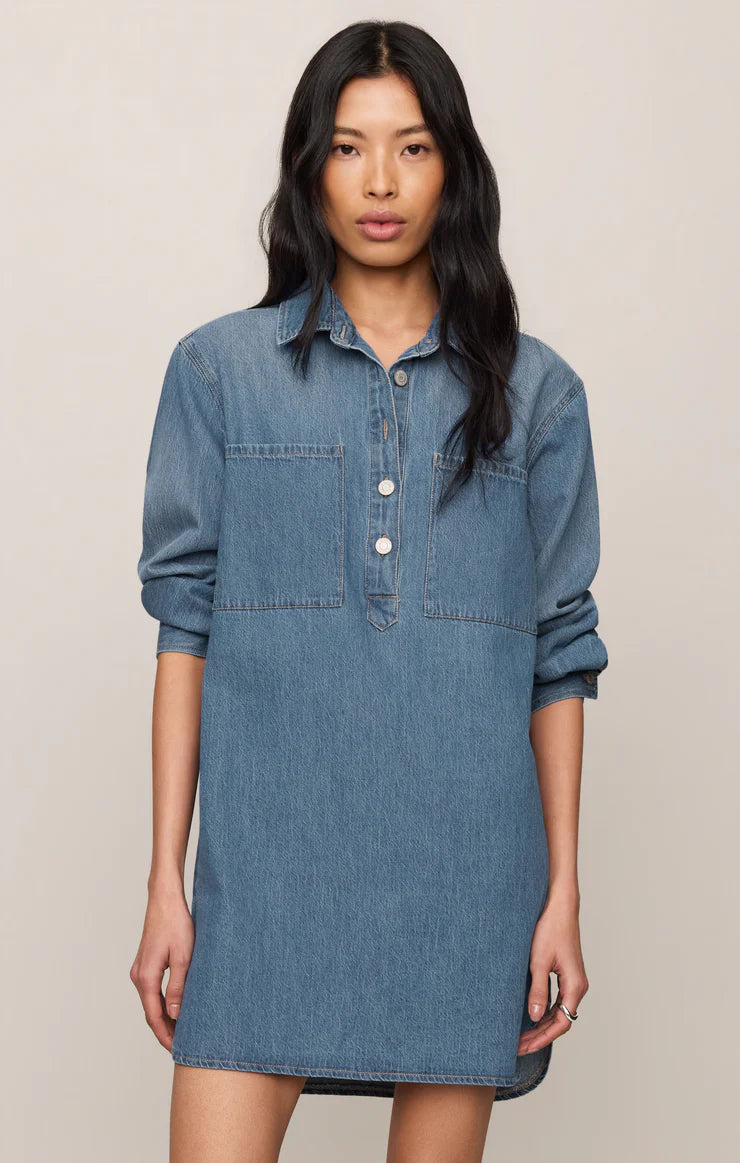LUCIE DENIM DRESS
