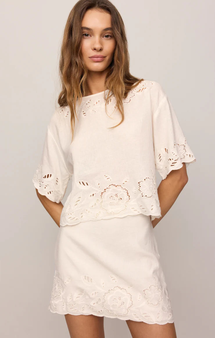 DAYA LINEN MINI SKIRT